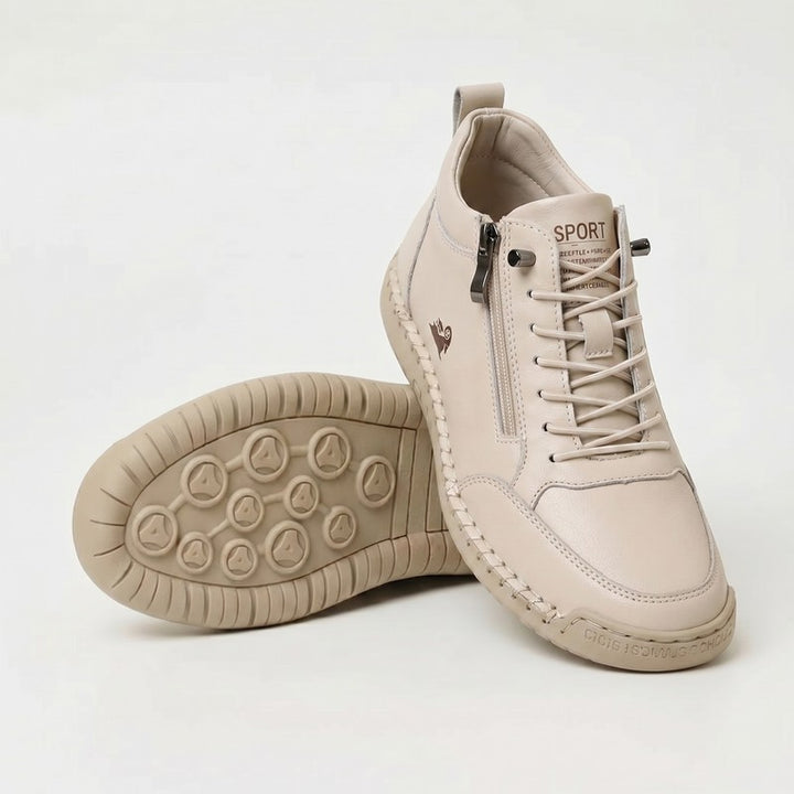 Dames Sneakers - Rund Tå med Ekstra Plads