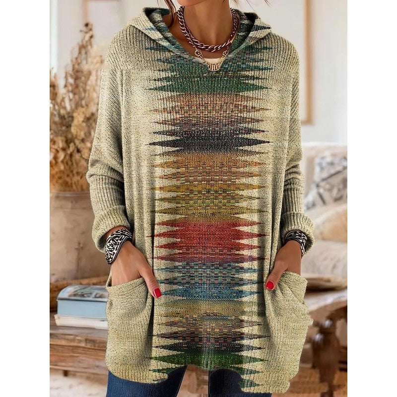 Damehættetunika - Retroprint