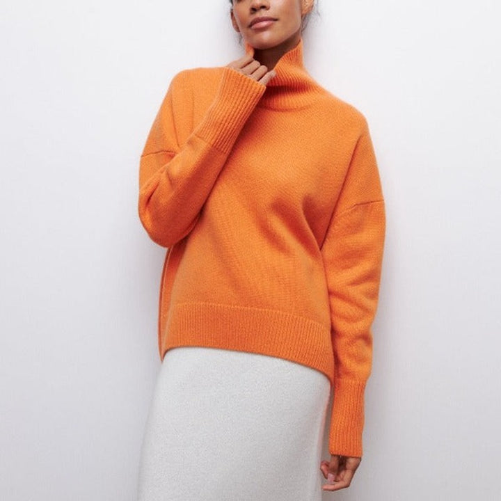 Kvinders Oversize Sweater - Hals