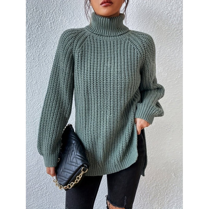 Kvinders turtleneck sweater - Relaxed fit